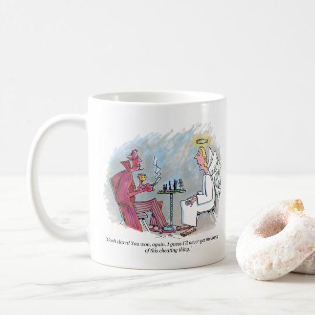 Cheating Thing mug (With Donut)