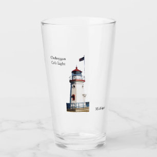 Cheboygan Light glass