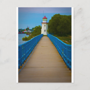 Cheboygan Lighthouse #6557 Postcard