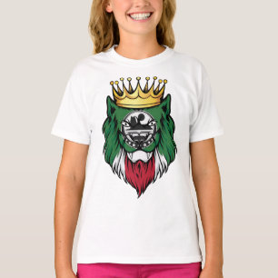 Chechen Lion King Flag  T-Shirt