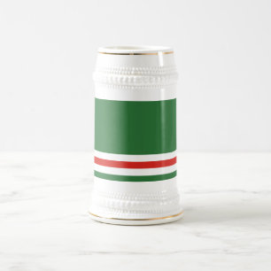 Chechen Republic of Ichkeria Flag Beer Stein