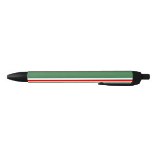Chechen Republic of Ichkeria Flag Black Ink Pen