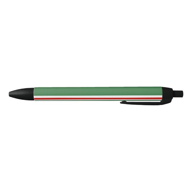 Chechen Republic of Ichkeria Flag Black Ink Pen (Bottom)