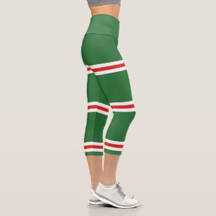 Chechen Republic of Ichkeria Flag Capri Leggings