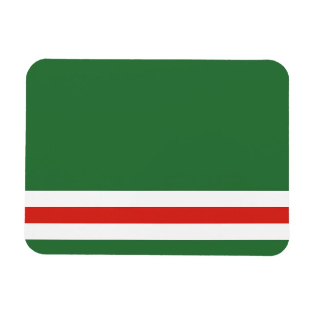 Chechen Republic of Ichkeria Flag Magnet (Horizontal)
