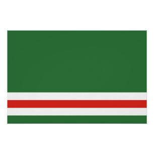 Chechen Republic of Ichkeria Flag Poster