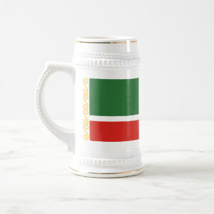 Chechnya Flag Beer Stein