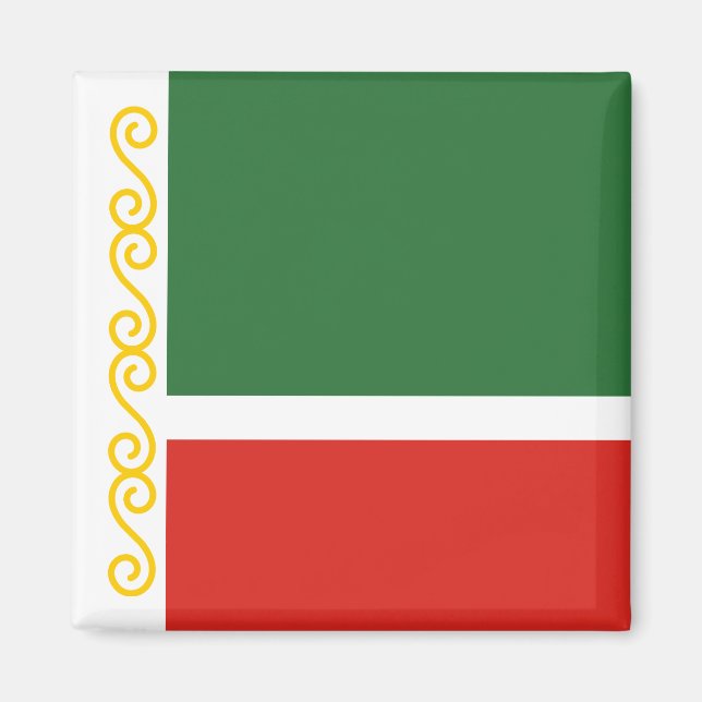 Chechnya Flag Magnet (Front)