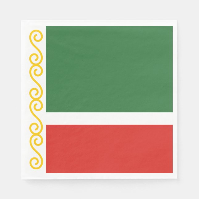 Chechnya Flag Napkin (Front)
