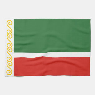 Chechnya Flag Tea Towel