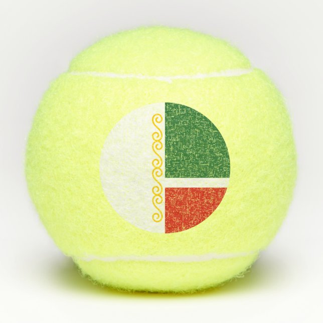 Chechnya Flag Tennis Balls (Front)