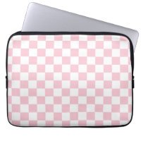 Check Baby Pink And White Chequerboard Pattern