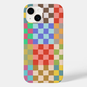 Check Colourful Chequered Pattern Chequerboard Case-Mate iPhone 14 Case