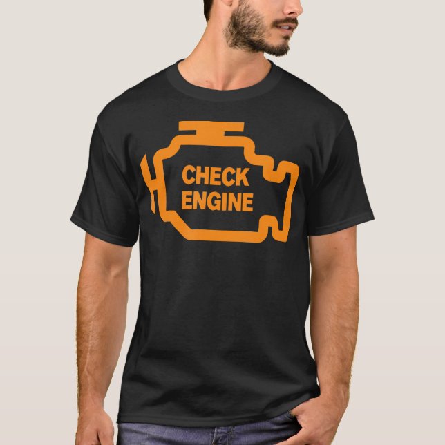 Check Engine Light T Shirt (Front)
