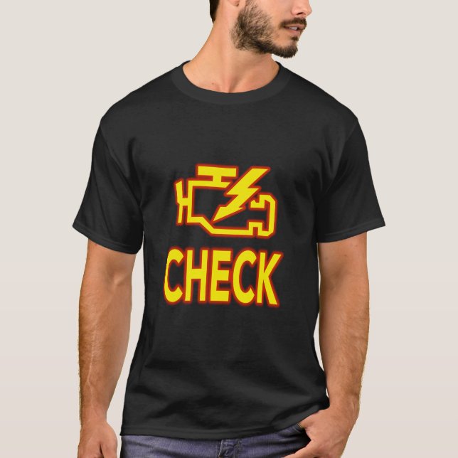 Check Engine T-Shirt (Front)