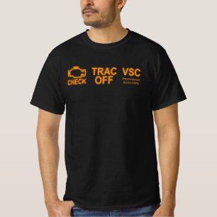 Check Engine Trac Off VSC Scion XB Warning Lights  T-Shirt