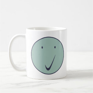 Check face - Tick, Dark/Blue01. Coffee Mug