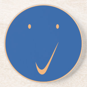 Check face - Tick/Orange. Coaster