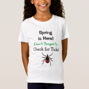 Check for Ticks Lyme Disease Awareness T-Shirt