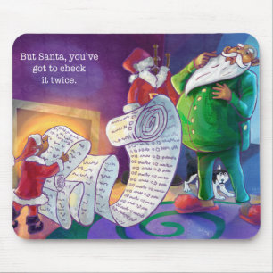 Check it Twice Santa Mouse Pad
