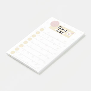 Check List Post-it Notes