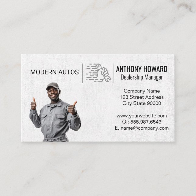 Check List Smog Technician | Mechanic  Business Card (Front)