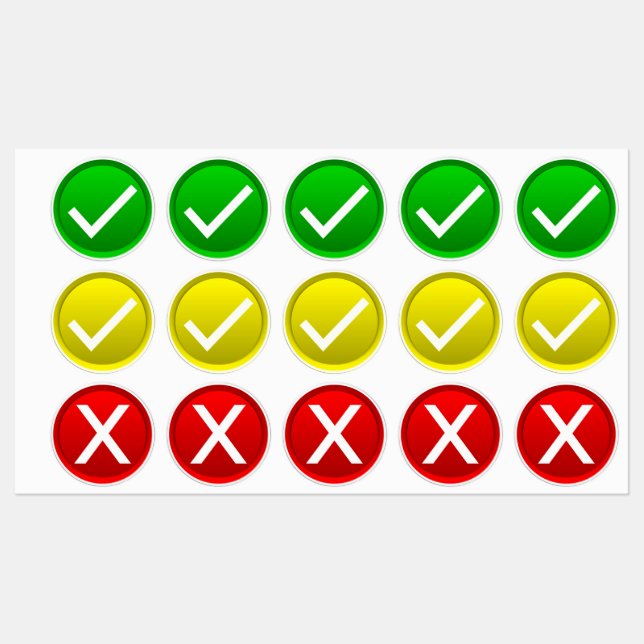 Check Mark and Red X (Sheet)