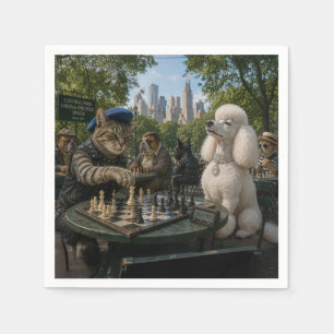 Check Mate in Central Park Napkin