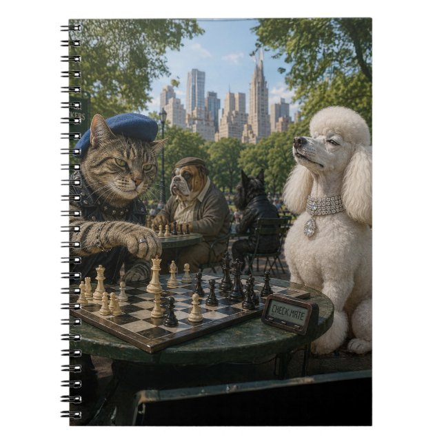 Check Mate in Central Park No 1 Notebook (Front)