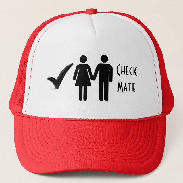 Check Mate Trucker Hat (Front)