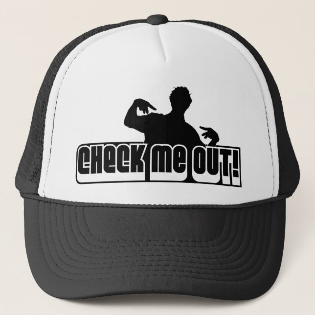 Check Me Out Trucker Hat (Front)