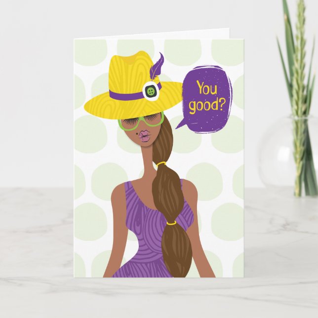 Check on your strong friends - You good Thank You Card (Front)