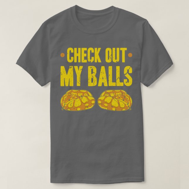 Check Out My Balls Python Snake T-Shirt (Design Front)