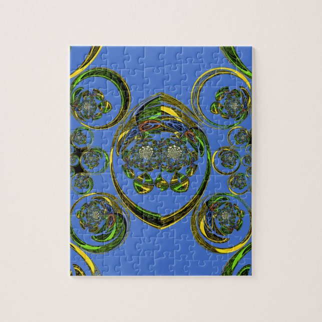 Check out my blue curves jigsaw puzzle (Vertical)