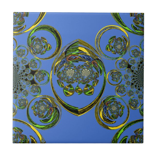 Check out my blue curves tile (Front)