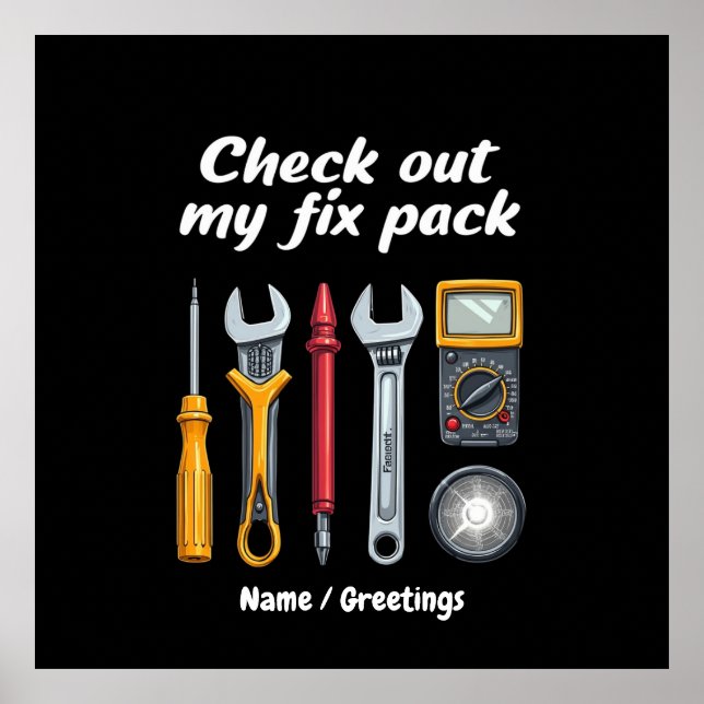 Check Out My Fixpack The Premium Kit Custom Poster (Front)