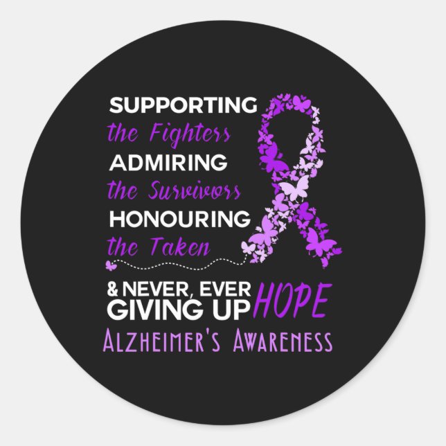 Check Out My Other Awareness S  Classic Round Sticker (Front)