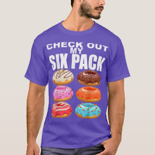 Check Out My Si Pack Doughnut  Funny Gym  T-Shirt