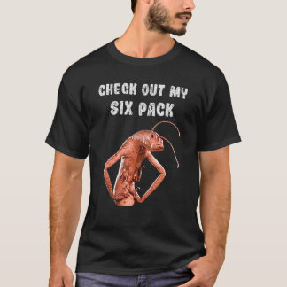   Check Out My Six Pack   Alien Retro Workout Fitn T-Shirt