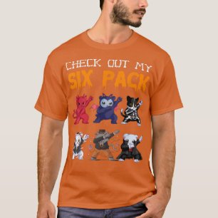 Check Out My Six Pack Bat Demon Skeleton Vampire H T-Shirt