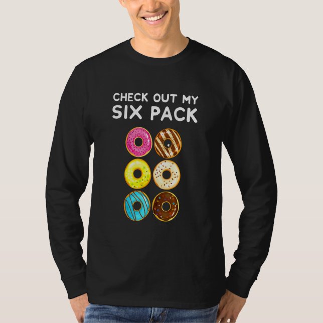 Check Out My Six Pack - Doughnut Doughnuts - Gym T-Shirt (Front)