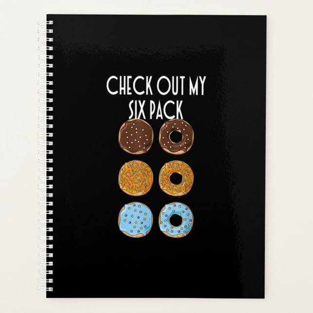 Check Out My Six Pack Doughnut Gym Planner (Front)