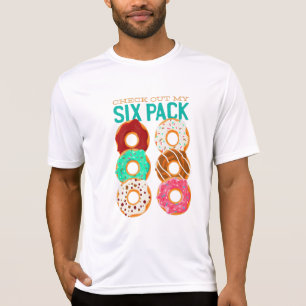 Check Out My Six Pack - Funny Doughnuts Workout Ab T-Shirt