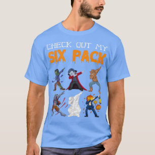 Check Out My Six Pack Werewolf zombie Pumpkin Hall T-Shirt