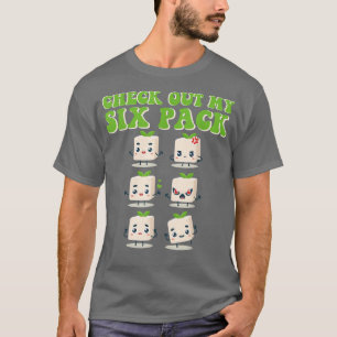 Check Out Six Pack Tofu World Vegetarian Day Vegan T-Shirt