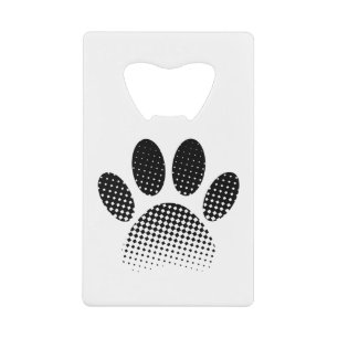 Check Pattern Halftone Dog Paw Print