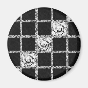 check pattern magnet