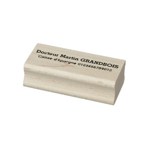 Check receipt rubber stamp