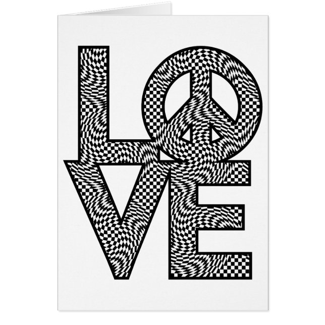 Check Warp LOVE=Peace (Front)