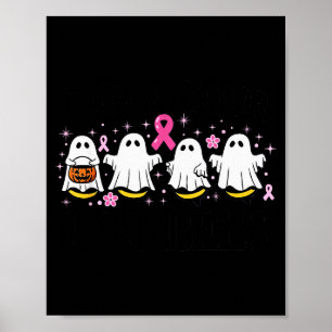 Check Your Boo Bees Funny Breast Cancer  Poster